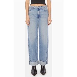 Mother Superior The Dodger Skimp Cuff Straight Jeans In Leap Of Faith